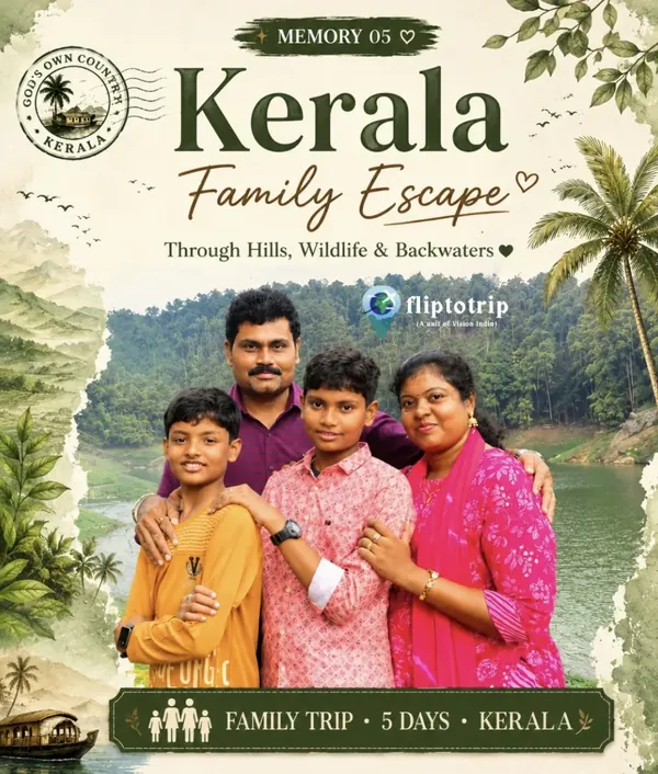 Flip To Trip travellers in Kerala: Hills, wildlife & backwaters